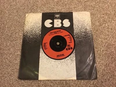 Bob Dylan - Baby Stop Crying . 7” Vinyl  Single 1979 CBS Records - Image 1 of 4