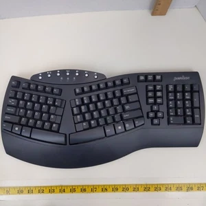 Perixx Wireless Keyboard Ergonomic Split Periboard-612 Black Office Computer - Picture 1 of 9