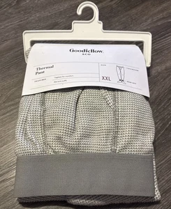 Pantalones térmicos Goodfellow & Co gris tejido gofre puño acanalado para hombre XXL nuevos - Imagen 1 de 5