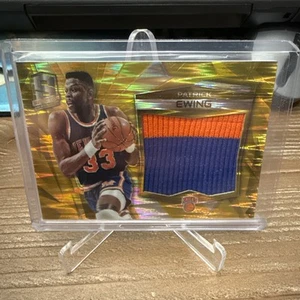 Patrick Ewing Card GOLD 2015-16 Panini Spectra /10 Knicks Maglia - Foto 1 di 2