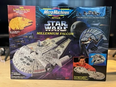 Star Wars Micro Machines Space Millennium Falcon Galoob 1995 New SEALED - Image 1 of 4