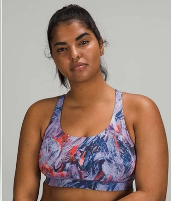 Sujetador deportivo Lululemon Energy soporte medio púrpura atmosférico talla múltiple 4 Foto 1 de 4