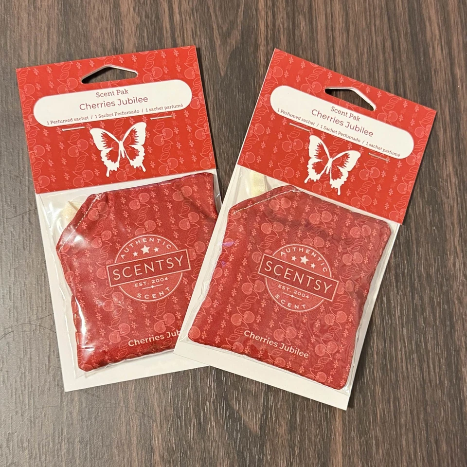 Scentsy Scent Pak (Lote de 2) Scent Paks NUEVO Cherries Jubilee Foto 1 de 1