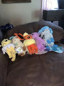 Gamefreak Pokémon Center Eeveelution Japanisch 2012 Plüsch 5 Stück - Bild 1 von 3