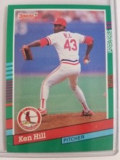 KEN HILL ST. LOUIS CARDINALS 1991 DONRUSS CARD #670