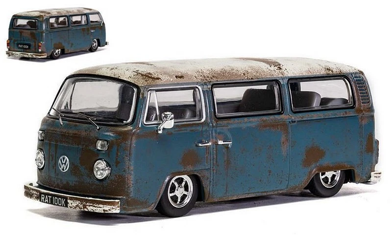 Volkswagen Campervan Type 2 Bay Window-Rat Look 1:43 VANGUARDS VA14601 - Immagine 1 di 1