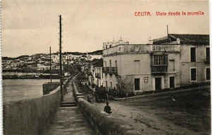 España Antigua Postal Ceuta Wiew desde la pared (404) - Imagen 1 de 2