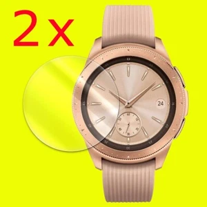 2x Explosion-proof Tempered Glass Screen Protector for Samsung Galaxy Watch 42mm - Picture 1 of 1