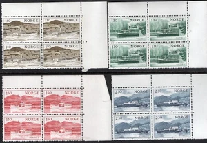 2019 Norway  1981, NK 889-892,  MNH, MI 841-44, SC #786-89, Ships. - Picture 1 of 1