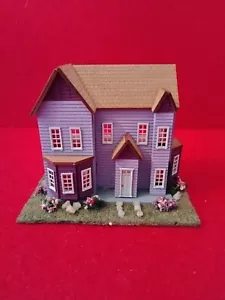 Dollhouse For Dollhouse Purple Artisan 3 1/2" X2 1/2" - Picture 1 of 6