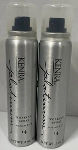 Kenra Platinum Set mit 2 funktionierenden Sprays #14, je 3 Unzen, 80 % VOC, hergestellt in den USA - Bild 1 von 5