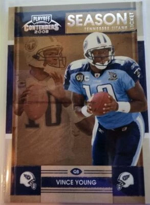 2008 Playoff Contenders Vince Young Tennessee Titans #95 - Image 1 of 2