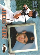 1998 (GIANTS) Pacific Invincible Platinum Blue #143 Jacob Cruz