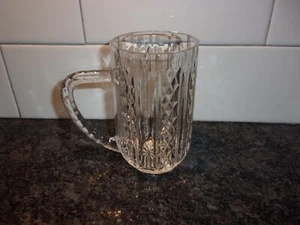 Crystal Tankard Beer Mug Glass - Vertical Design - 5.25" - Picture 1 of 6