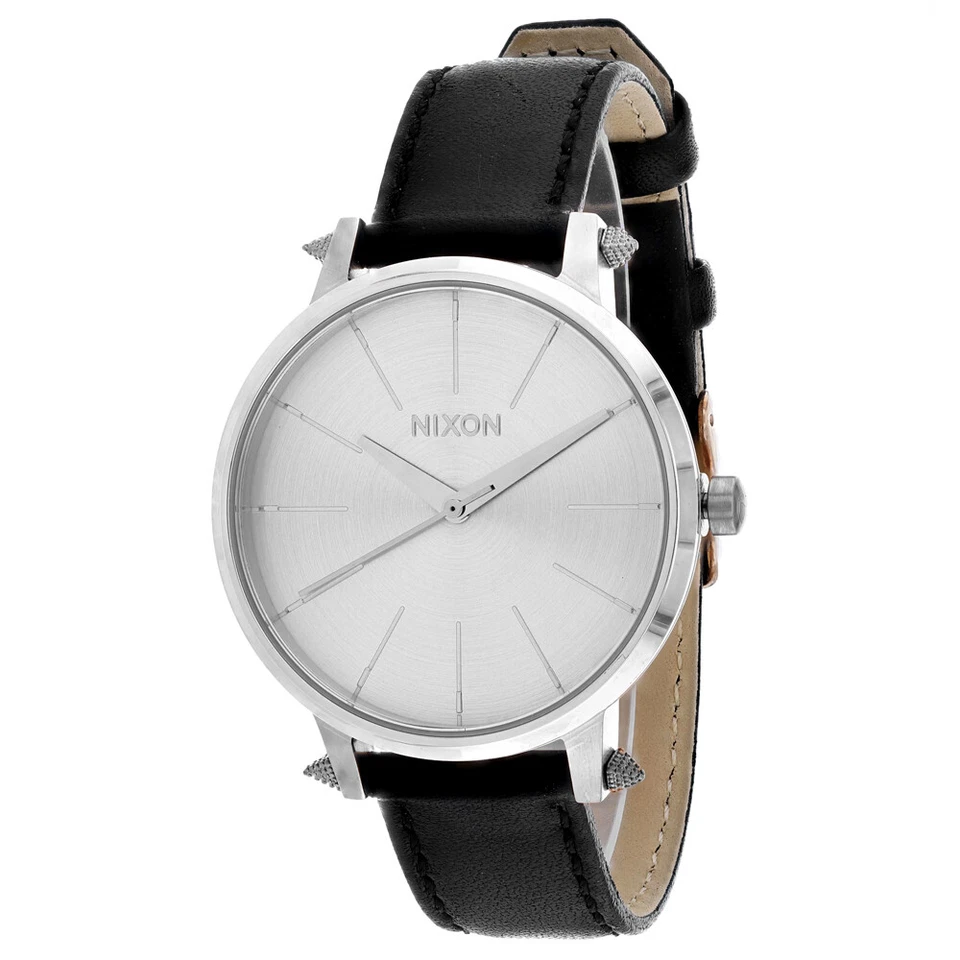 Nixon Women's Kensington Leather Watch Quartz Mineral Crystal A108-3149
