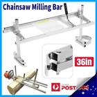 Portable Chainsaw Mill Suits Up To 14"-36" For Bar Saws Slabbing Milling Planks@