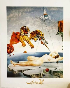 DALI - SOGNO CAUSATO DAL VOLO DI UN'APE_STAMPA ARTISTICA 19 per 15 pollici - Foto 1 di 1