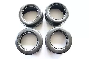 4pcs*Rovan Rubber On Road Racing Slick Tires Set Fits HPI Baja 5b ss Black - Picture 1 of 5