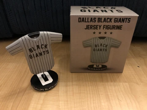 Frisco RoughRiders Dallas Black Giants Jersey Replica Figurine Sga 8/14/22 Cover