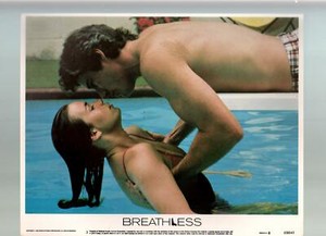 Breathless-Richard Gere-Valérie Kaprisky-11x14-Lobby Card