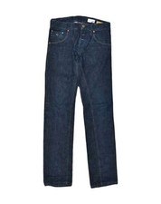 ENERGIE Mens Burney Straight Jeans W29 L34 Navy Blue Cotton EI13