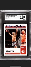 2023 Panini Chronicles UFC Blue #71 Muhammad Mokaev RC /99 - SGC 10