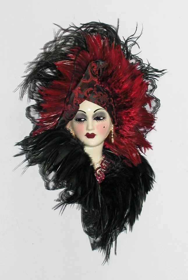 Máscara facial de dama creaciones únicas arte de pared decoración colgante - NUEVA EN CAJA Foto 1 de 1