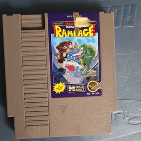 Nintendo Rampage NES Data East Arcade Hit Action & Adventure NTSC-U/C