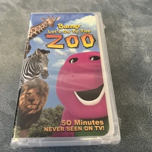 ~BARNEY~LET'S GO TO THE ZOO~BABY BOP~BJ~ANIMALS~KIDS VHS - Picture 1 of 5