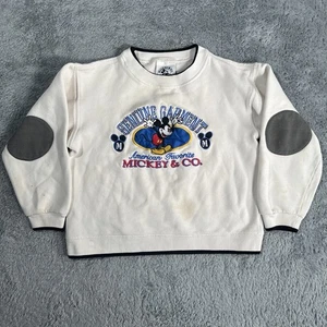 Disney Mickey und Co. Mickey Mouse Sweatshirt mit Ellenbogenaufnäher bestickt Gr. M - Bild 1 von 17