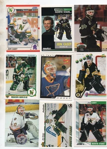 9-jon casey lot #1 minnesota north stars boston bruins st. louis blues - Picture 1 of 1