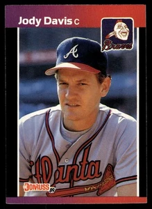 1989 Donruss #650 Jody Davis "LEAF, INC." & "*Denotes - Picture 1 of 2
