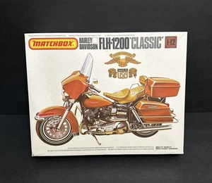 Matchbox 1/12 Harley Davidson FLH-1200 Classic Motorcycle Model Kit #PK-702 - Picture 1 of 19