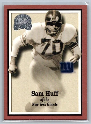 Sam Huff 2000 Fleer Greats of the Game New York Giants #77 - Image 1 of 2
