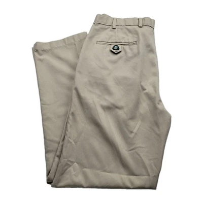 Pantalones para hombre Brooks Brothers St. Andrews Links talla 38x34 caqui a cuadros usados en excelente estado Foto 1 de 4