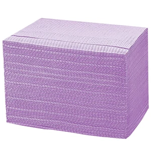 125baberos dentales desechables pacientes 33x45cm 3capas Perforación impermeable - Imagen 1 de 12