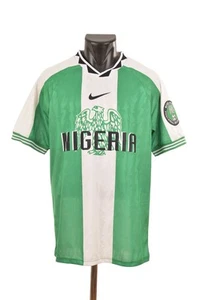 Camiseta deportiva de fútbol local Nike Premier Nigeria 1996 #10 Okocha NFA talla M - Imagen 1 de 10