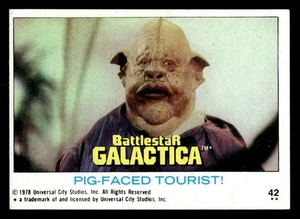 1978 Topps Battlestar Galactica Topps Pig-Faced Tourist! #42 - Bild 1 von 1
