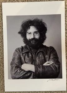 Baron Wolman Signed Jerry Garcia Photograph Art Print Poster Grateful Dead Photo - Picture 1 of 6