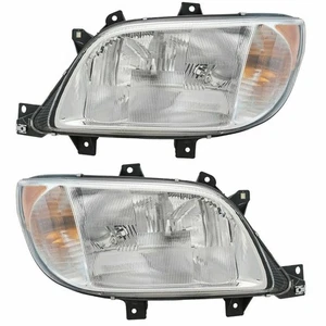 For Freightliner Sprinter 3500 2002-2006 Headlight Driver & Passenger Side Pair - Picture 1 of 5