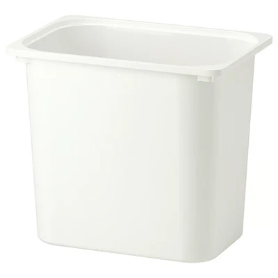 IKEA TROFAST White Storage Bin Stackable Kids Room Organizer 16 ½x11 ¾x14 ¼ " - Image 1 of 3