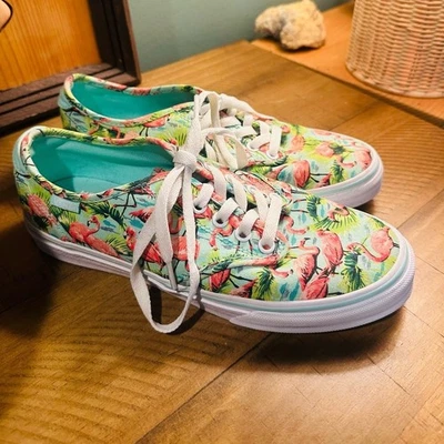 Zapatillas deportivas Vans Ultra Cush azul flamenco con cordones de lona para mujer EE. UU. 8 Foto 1 de 4