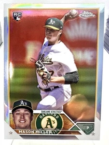 2023 Topps Chrome Update Series Refractor USC129 Mason Miller (RC) Oakland A’s - Picture 1 of 2