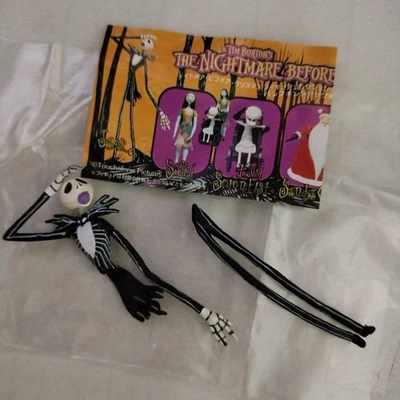 Nightmare Before Christmas Jack Skellington and Zero Figure Set Used 2pcs - Image 1 of 4