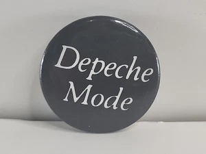 Vintage Original Depeche Mode Black & White Band Pin Pinback Button 1" - Picture 1 of 4