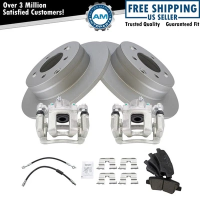 Brake Pad & Rotor Kit Ceramic Premium G-Coated For 2014 Kia Optima - Image 1 of 4