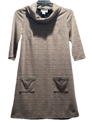 Women’s NorthStyle Cowlneck Herringbone Knit Pocket Dress Size Small - Image 1 of 4