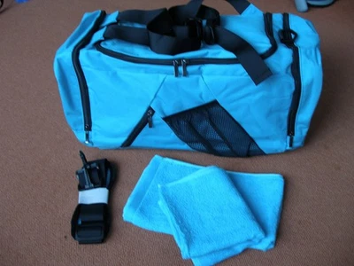 3 TLG Freizeitset, Sporttasche, Reisetasche. Blau. NEU - Bild 1 von 2