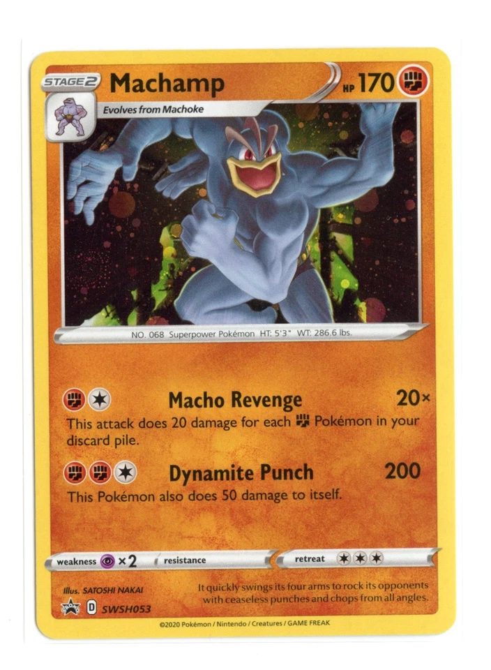 Machamp SWSH053 Promo Holo SWSH: Sword & Shield Promo Cards Pokemon TCG - Image 1 of 2
