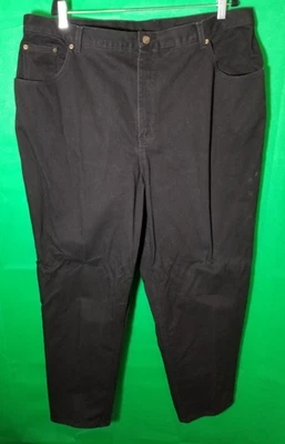 Pantalones de mezclilla Newport News Jeanology Collection negros para mujer talla grande 22 informales clásicos Foto 1 de 3